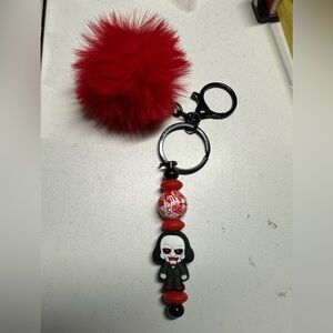 Handmade jigsaw keychain